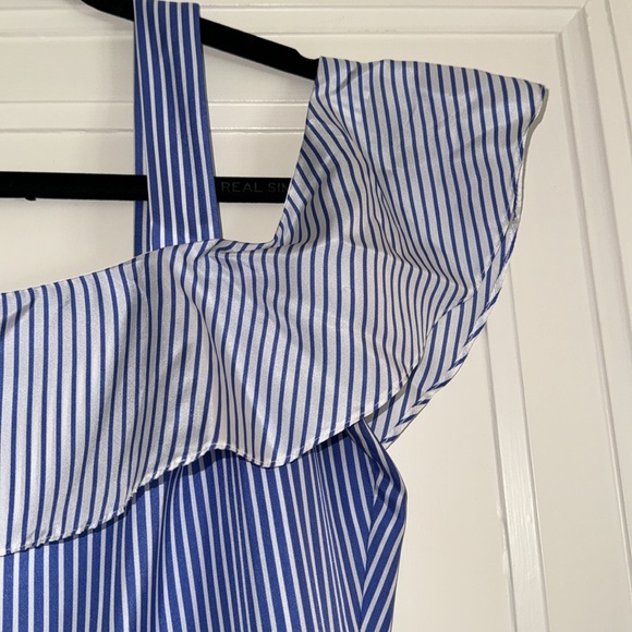 💙 J. CREW STRIPED SILK DRESS 💙 - Picture 4 of 8